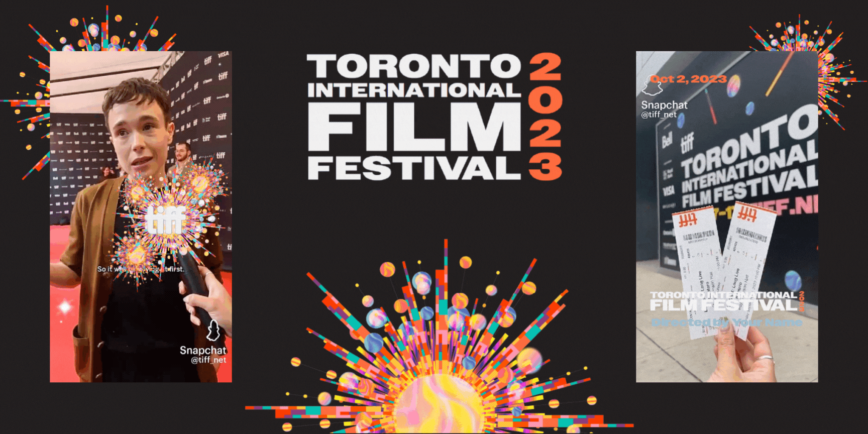 TIFF Toronto International Film Festival 2023 AR experience Francesca Capin Fran Capin Snapchat