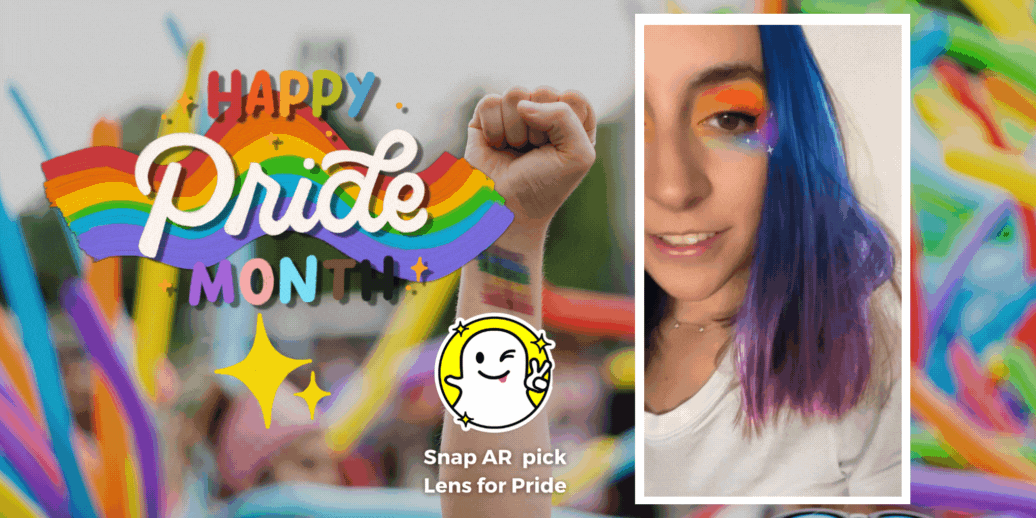 Award for Snapchats Pride Month AR experiences